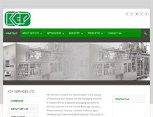 Tablet Screenshot of kep.co.ke
