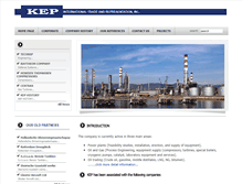 Tablet Screenshot of kep.com.tr